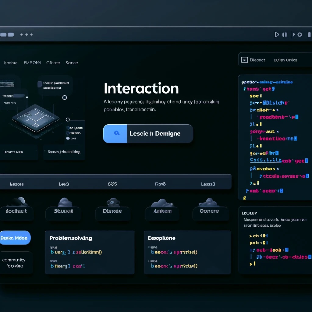 Preview of Interactive Coding Tutorial Site